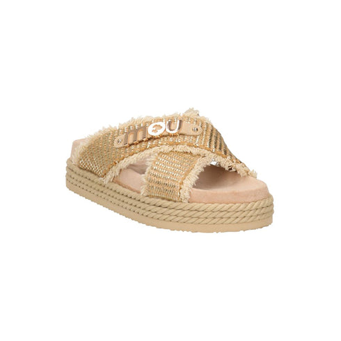 Mou Sandalo Ciabatta Donna in rafia platform 36 - Francavilla Moda